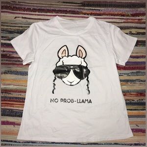 Graphic tee / Llama